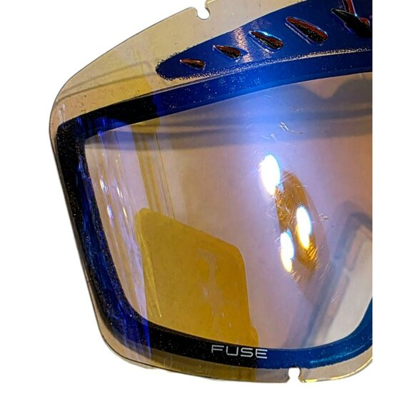 2 Smith Fuse Replacement Goggle Lens Ski Snowboard Amber Black Blue Cleaning Bag - Picture 11 of 11